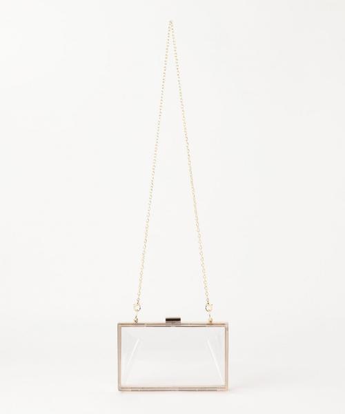 Another Edition（アナザーエディション）の「アクリルスクエアバッグ（ショルダーバッグ・レディース・その他1/ダークグレー・FREE）」の10枚目の写真