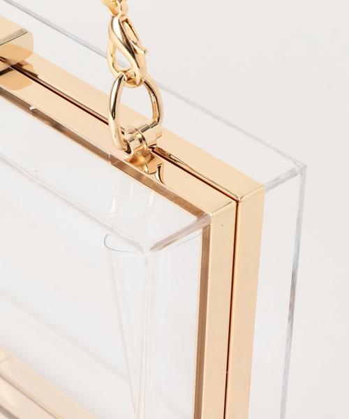 Another Edition（アナザーエディション）の「アクリルスクエアバッグ（ショルダーバッグ・レディース・その他1/ダークグレー・FREE）」の11枚目の写真