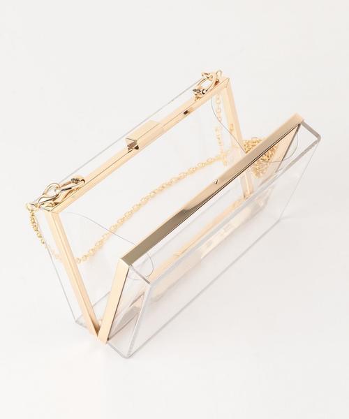 Another Edition（アナザーエディション）の「アクリルスクエアバッグ（ショルダーバッグ・レディース・その他1/ダークグレー・FREE）」の3枚目の写真