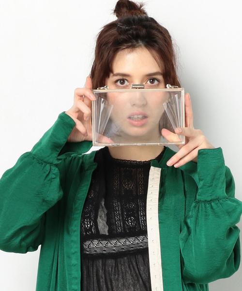 Another Edition（アナザーエディション）の「アクリルスクエアバッグ（ショルダーバッグ・レディース・その他1/ダークグレー・FREE）」の7枚目の写真