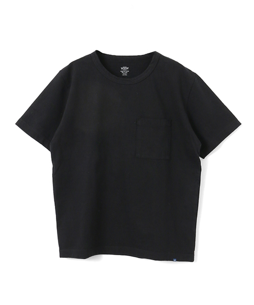 WORK NOT WORK URBAN RESEARCH（ワークノットワークアーバンリサーチ）の「WORK NOT WORK　C/N SUPERHEAVY POCKET Tee（Tシャツ/カットソー・レディース・グレー系その他/ブラック/オフホワイト/ネイビー・1）」の2枚目の写真
