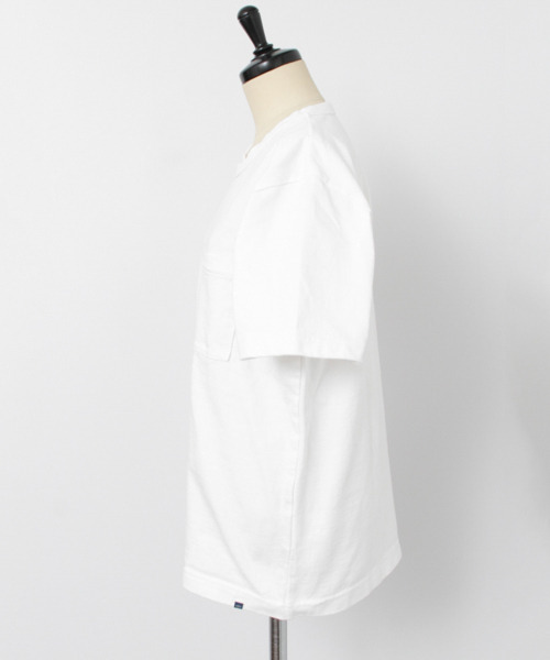 WORK NOT WORK URBAN RESEARCH（ワークノットワークアーバンリサーチ）の「WORK NOT WORK　C/N SUPERHEAVY POCKET Tee（Tシャツ/カットソー・レディース・グレー系その他/ブラック/オフホワイト/ネイビー・1）」の6枚目の写真