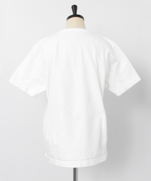 WORK NOT WORK URBAN RESEARCH（ワークノットワークアーバンリサーチ）の「WORK NOT WORK　C/N SUPERHEAVY POCKET Tee（Tシャツ/カットソー・レディース・グレー系その他/ブラック/オフホワイト/ネイビー・1）」の7枚目の写真