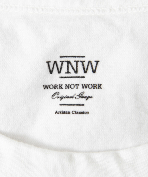 WORK NOT WORK URBAN RESEARCH（ワークノットワークアーバンリサーチ）の「WORK NOT WORK　C/N SUPERHEAVY POCKET Tee（Tシャツ/カットソー・レディース・グレー系その他/ブラック/オフホワイト/ネイビー・1）」の9枚目の写真