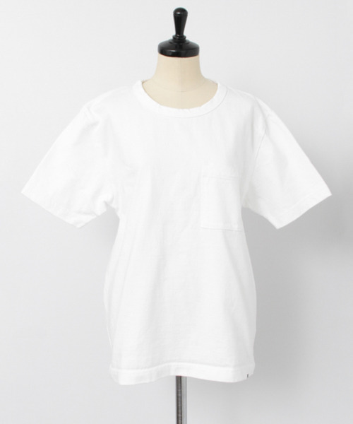 WORK NOT WORK URBAN RESEARCH（ワークノットワークアーバンリサーチ）の「WORK NOT WORK　C/N SUPERHEAVY POCKET Tee（Tシャツ/カットソー・レディース・グレー系その他/ブラック/オフホワイト/ネイビー・1）」の5枚目の写真