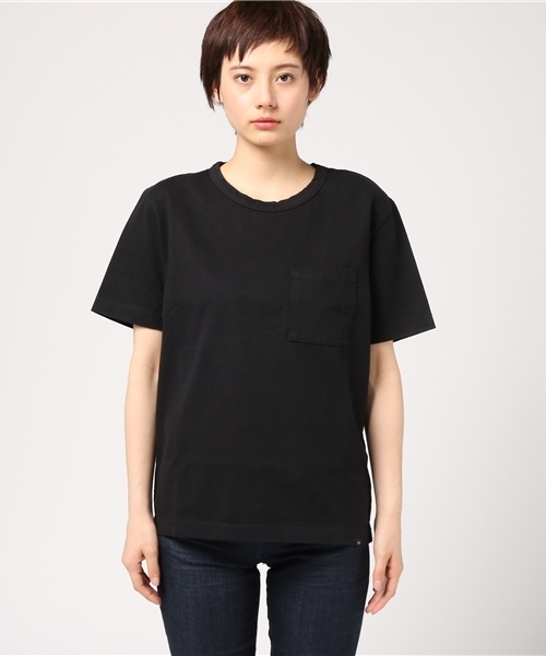 WORK NOT WORK URBAN RESEARCH（ワークノットワークアーバンリサーチ）の「WORK NOT WORK　C/N SUPERHEAVY POCKET Tee（Tシャツ/カットソー・レディース・グレー系その他/ブラック/オフホワイト/ネイビー・1）」の16枚目の写真