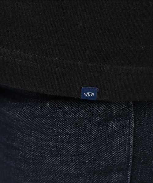 WORK NOT WORK URBAN RESEARCH（ワークノットワークアーバンリサーチ）の「WORK NOT WORK　C/N SUPERHEAVY POCKET Tee（Tシャツ/カットソー・レディース・グレー系その他/ブラック/オフホワイト/ネイビー・1）」の21枚目の写真