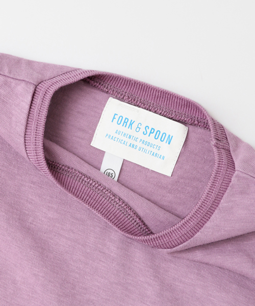 URBAN RESEARCH DOORS（アーバンリサーチドアーズ）の「FORK＆SPOON Organic Cotton Jersey Tee（Tシャツ/カットソー・キッズ・ゴールド/ブルー/オフホワイト/パープル系その他/グリーン・135/120/90/105）」の14枚目の写真
