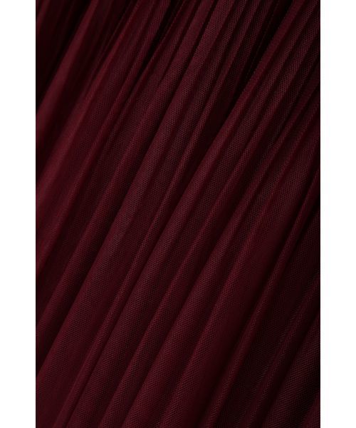 NATURAL BEAUTY BASIC(ナチュラルビューティーベーシック)の「細プリーツチュールスカート(スカート・レディース・ボルドー/ブラック・SMALL/MEDIUM)」の9枚目の写真