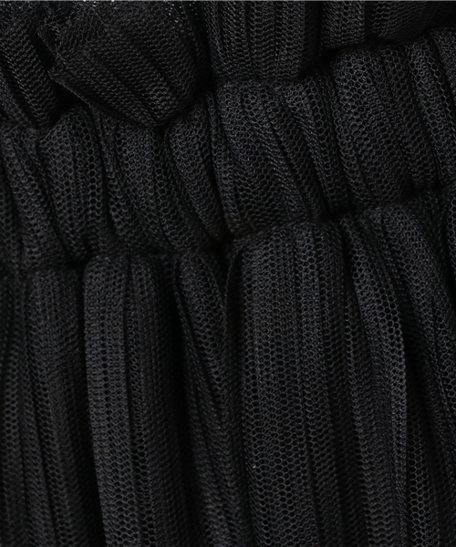 NATURAL BEAUTY BASIC(ナチュラルビューティーベーシック)の「細プリーツチュールスカート(スカート・レディース・ボルドー/ブラック・SMALL/MEDIUM)」の17枚目の写真