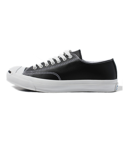 CONVERSE(コンバース)の「LEA JACK PURCELL/LEA ジャックパーセル(スニーカー・メンズ・ホワイト/ブラック・3/4/4.5/5/5.5/6/6.5/7/7.5/8/8.5/9/9.5/10.5/11.5/3.5)」の3枚目の写真