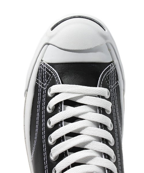 CONVERSE(コンバース)の「LEA JACK PURCELL/LEA ジャックパーセル(スニーカー・メンズ・ホワイト/ブラック・3/4/4.5/5/5.5/6/6.5/7/7.5/8/8.5/9/9.5/10.5/11.5/3.5)」の6枚目の写真