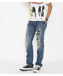 HYSTERIC GLAMOUR | PF加工デニム スリムストレートPT(デニムパンツ)