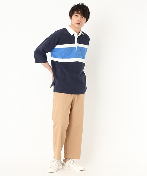 niko and...（ニコアンド）の「ツイルクロップドパンツ（その他パンツ・メンズ・カーキ/ブルー/ベージュ・LARGE/MEDIUM/SMALL）」の4枚目の写真