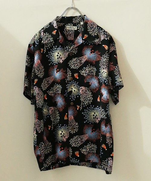 SUN SURF×JS HANABI サンサーフ花火柄アロハシャツS Sun Surf／サンサーフ】より花火柄アロハシャツ入荷。[2020.07