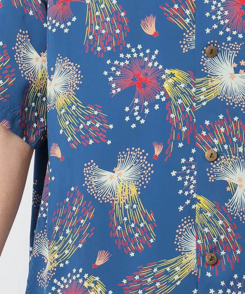 SUN SURF×JS HANABI サンサーフ花火柄アロハシャツS Sun Surf／サンサーフ】より花火柄アロハシャツ入荷。[2020.07