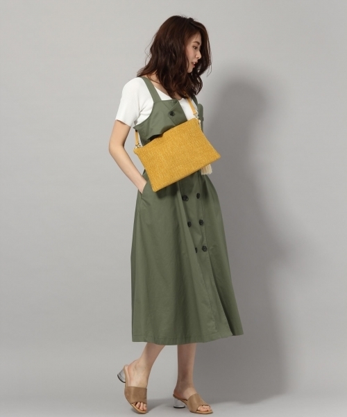 Andemiu（アンデミュウ）の「サマ―トレンチワンピース795450（ワンピース・レディース・ベージュ/カーキ・MEDIUM/SMALL）」の4枚目の写真