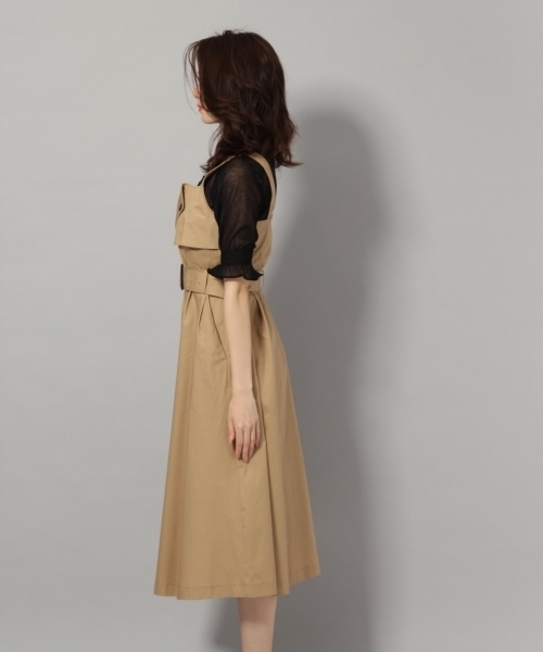 Andemiu（アンデミュウ）の「サマ―トレンチワンピース795450（ワンピース・レディース・ベージュ/カーキ・MEDIUM/SMALL）」の8枚目の写真