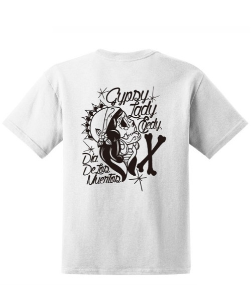 Port(ポート)の「【 eyedy / アイディー 】GYPSY TEE(Tシャツ/カットソー・メンズ・ブラック/ホワイト・M/XXL/L/XL)」の2枚目の写真