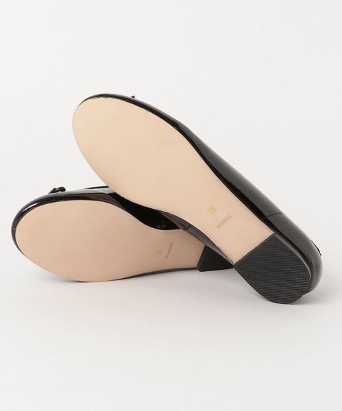 archives（アルシーヴ）の「エナメルバレエシューズ（バレエシューズ・レディース・ブラック/レッド・MEDIUM/LARGE）」の4枚目の写真