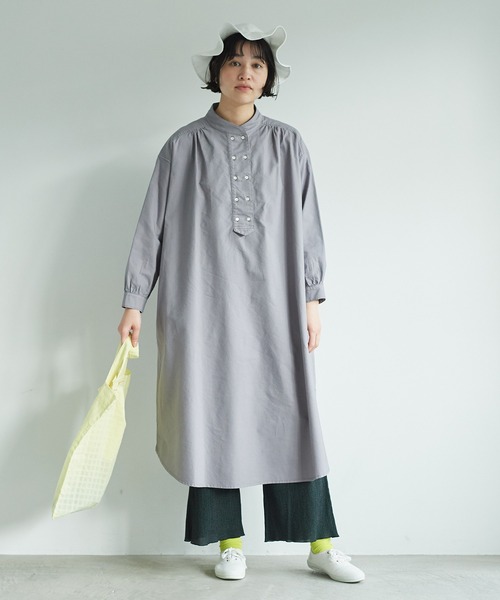 製品染めオックス コックワンピース Early Spring ワンピース Bulle De Savon ビュルデサボン のファッション通販 Zozotown