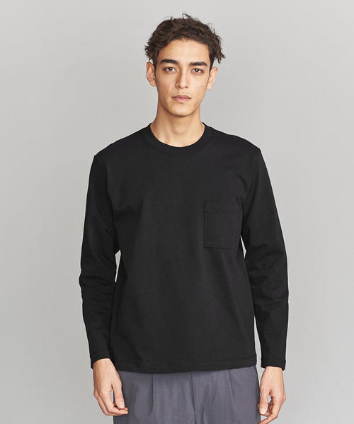 BEAUTY&YOUTH UNITED ARROWS（ビューティーアンドユースユナイテッドアローズ）の「BY クリスピーコットン 1ポケット カットソー ◆（Tシャツ/カットソー・メンズ・ネイビー/Brick /ホワイト/ブラック/ライトグレー・MEDIUM/X-LARGE/SMALL/LARGE）」の22枚目の写真