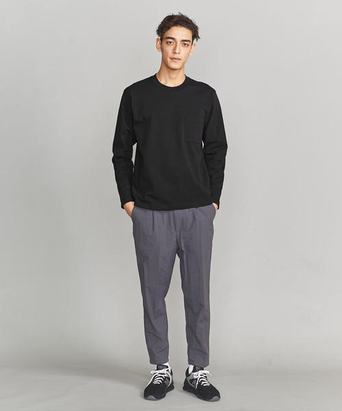 BEAUTY&YOUTH UNITED ARROWS（ビューティーアンドユースユナイテッドアローズ）の「BY クリスピーコットン 1ポケット カットソー ◆（Tシャツ/カットソー・メンズ・ネイビー/Brick /ホワイト/ブラック/ライトグレー・MEDIUM/X-LARGE/SMALL/LARGE）」の17枚目の写真