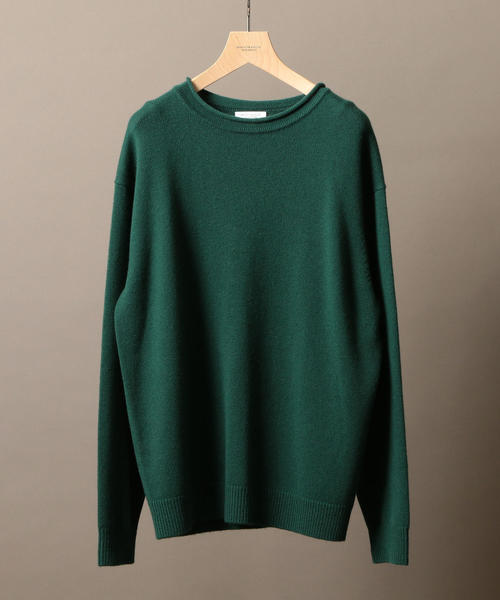 BEAUTY&YOUTH UNITED ARROWS（ビューティーアンドユースユナイテッドアローズ）の「BY ウール/カシミヤ ワイドフォルム ロールネック ニット（ニット/セーター・メンズ・ケリー/ライトグレー/ダークブラウン/ブラック・LARGE/X-LARGE/SMALL/MEDIUM）」の4枚目の写真