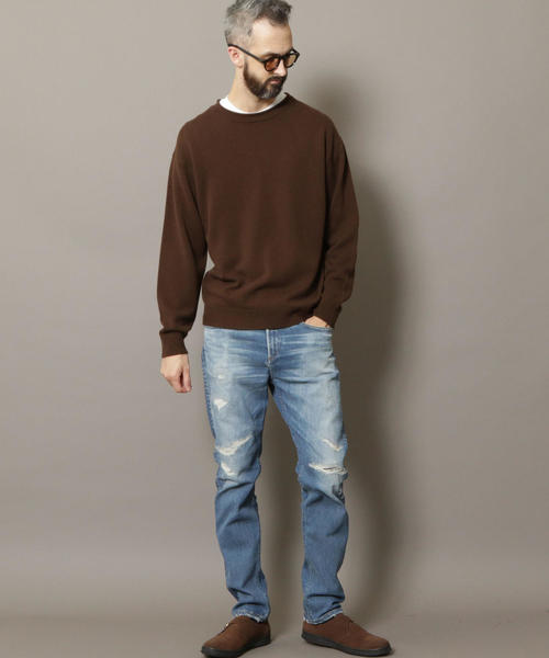 BEAUTY&YOUTH UNITED ARROWS（ビューティーアンドユースユナイテッドアローズ）の「BY ウール/カシミヤ ワイドフォルム ロールネック ニット（ニット/セーター・メンズ・ケリー/ライトグレー/ダークブラウン/ブラック・LARGE/X-LARGE/SMALL/MEDIUM）」の15枚目の写真