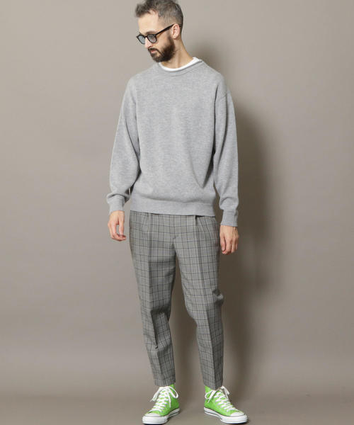 BEAUTY&YOUTH UNITED ARROWS（ビューティーアンドユースユナイテッドアローズ）の「BY ウール/カシミヤ ワイドフォルム ロールネック ニット（ニット/セーター・メンズ・ケリー/ライトグレー/ダークブラウン/ブラック・LARGE/X-LARGE/SMALL/MEDIUM）」の12枚目の写真