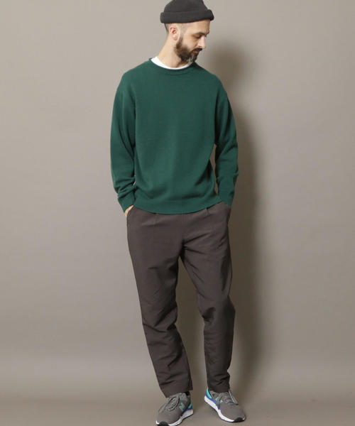 BEAUTY&YOUTH UNITED ARROWS（ビューティーアンドユースユナイテッドアローズ）の「BY ウール/カシミヤ ワイドフォルム ロールネック ニット（ニット/セーター・メンズ・ケリー/ライトグレー/ダークブラウン/ブラック・LARGE/X-LARGE/SMALL/MEDIUM）」の8枚目の写真