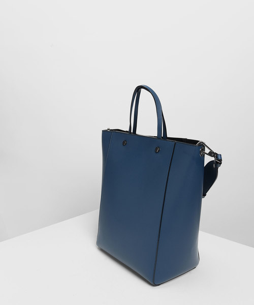 CHARLES & KEITH（チャールズ & キース）の「クラシックトートバッグ / Classic Tote Bag（トートバッグ・レディース・ライトブラウン/オリーブ/ブルー・XL）」の11枚目の写真