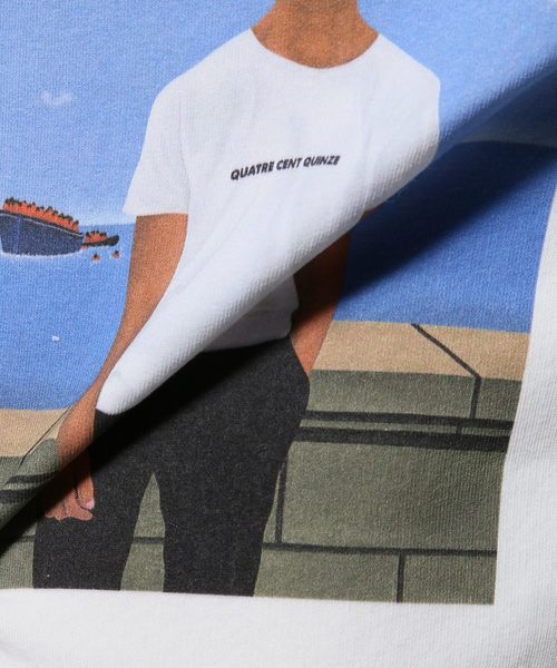 JOINT WORKS(ジョイントワークス)の「QUATRE CENT QUINZE SON SWEAT(スウェット・メンズ・サックスブルー/ホワイト・LARGE/X-LARGE)」の4枚目の写真