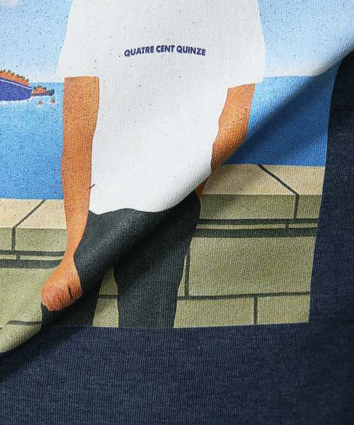 JOINT WORKS(ジョイントワークス)の「QUATRE CENT QUINZE SON SWEAT(スウェット・メンズ・サックスブルー/ホワイト・LARGE/X-LARGE)」の6枚目の写真