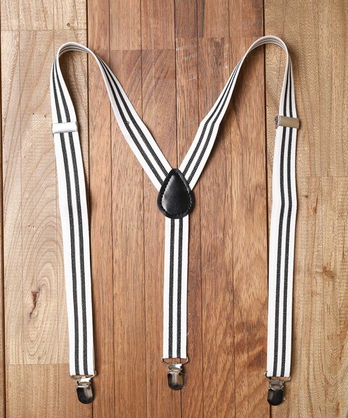 ARCHIVER(アーカイバ)の「【Bk】ストライプサスペンダー(サスペンダー・レディース・ブラック/ネイビー/ワインレッド/ネイビー系/ワイン系/ホワイト系/ホワイト系2/ホワイト系3/ブラック系/ブラック系2/ブラック系3/ブラック系4/ブラック系5/ベージュ系/ベージュ系2/ベージュ系3/ベージュ系4/グリーン系/レッド系・FREE)」の3枚目の写真