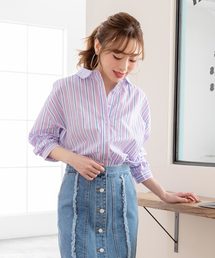 4WAYオーバーサイズオフショルシャツ