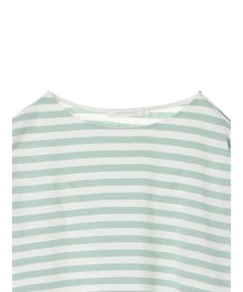 AMERICAN HOLIC（アメリカンホリック）の「ドロップボーダープルオーバー1（Tシャツ/カットソー・レディース・ブラック/ネイビー/ピンク/グリーン・L/M）」の14枚目の写真