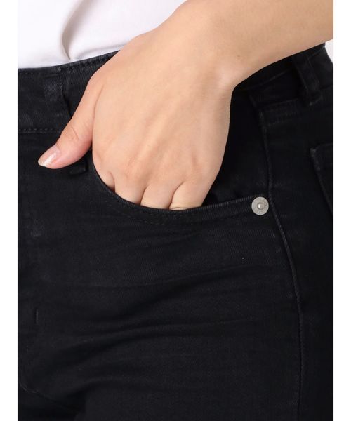 Ungrid(アングリッド)の「ブラックハイウエストストスリ(デニムパンツ・レディース・ブラック・23inch/24inch/25inch/27inch/26inch)」の9枚目の写真