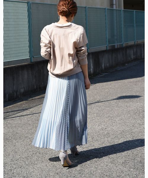 LHELBIE(レルビエ)の「薄手シンプルショートブルゾン(ブルゾン・レディース・ライトベージュ/カーキ/ブラック・M)」の11枚目の写真