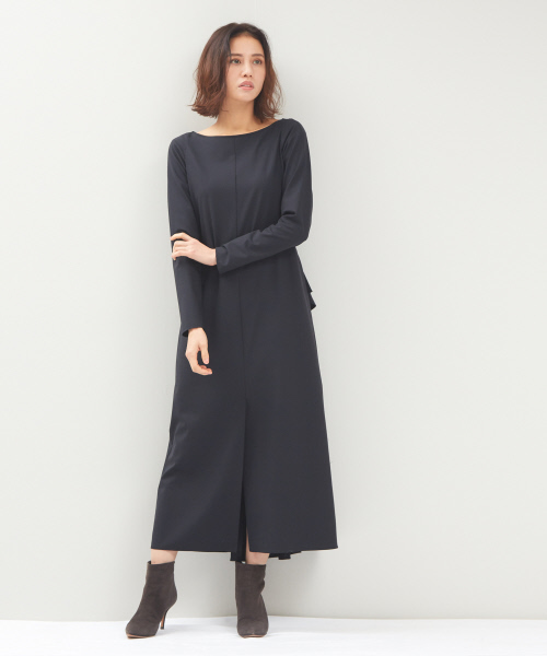 DESIGNWORKS（デザインワークス）の「ウエストペプラムロングワンピース（ワンピース・レディース・ブラウン・38）」の11枚目の写真