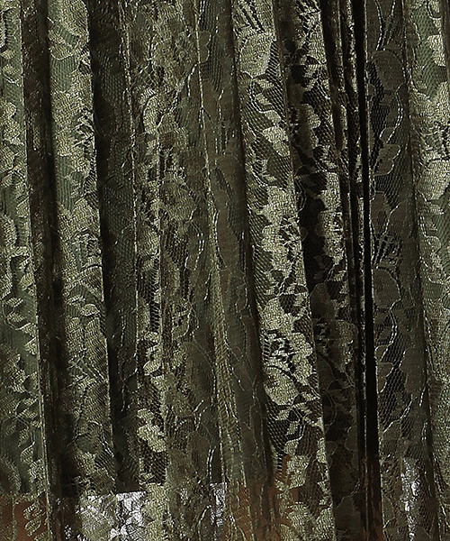 Comme　Ca　Mature（コムサマチュア）の「花柄レース プリーツスカート（スカート・レディース・ネイビー/カーキ/マスタード・FREE）」の10枚目の写真