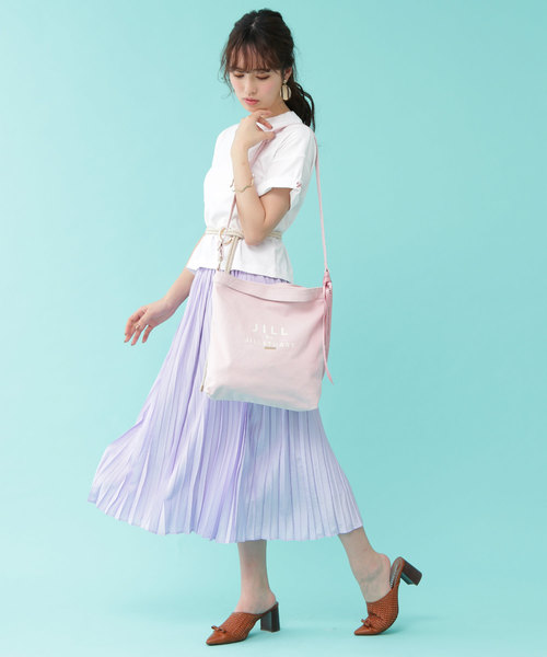 JILL by JILL STUART(ジルバイジルスチュアート)の「JJショルダートートバッグ(ショルダーバッグ・レディース・ホワイト/グレー/ブルー/ピンク・FREE)」の7枚目の写真