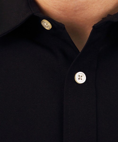 ８(eight)（エイト）の「ポリトロ 長袖シャツ レギュラーカラー（シャツ/ブラウス・メンズ・チャコールグレー/ブラック/ベージュ/パープル/ネイビー/オレンジ・MEDIUM/LARGE）」の9枚目の写真