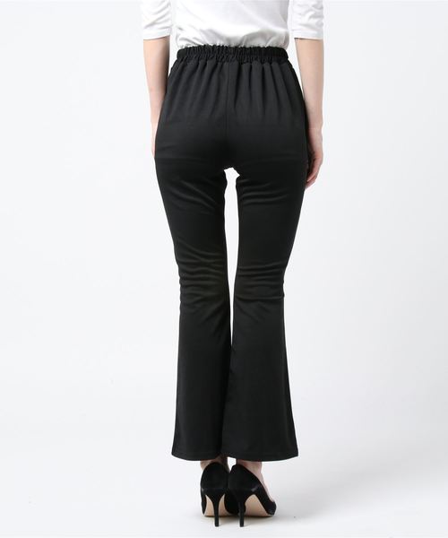 WEGO(ウィゴー)の「WEGO/タックフレアパンツ(その他パンツ・レディース・ブラック・FREE)」の3枚目の写真