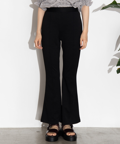 WEGO(ウィゴー)の「WEGO/タックフレアパンツ(その他パンツ・レディース・ブラック・FREE)」の7枚目の写真