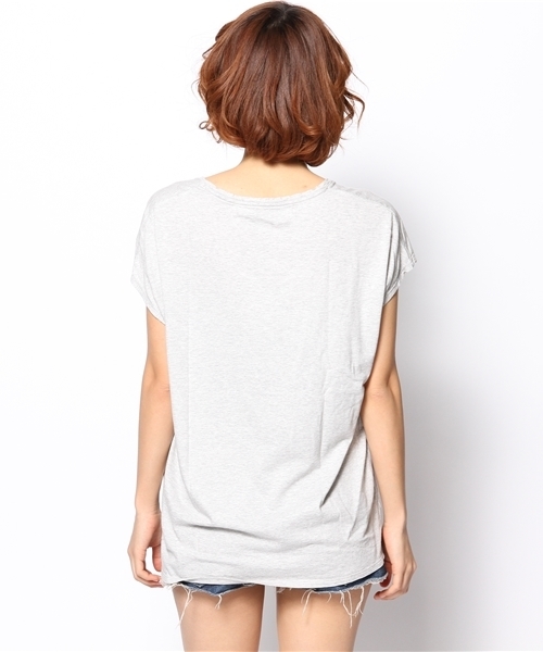 goa（ゴア）の「ﾈｲﾃｨﾌﾞﾌｪｻﾞｰﾌﾟﾘﾝﾄ Tシャツ（Tシャツ/カットソー・レディース・オフホワイト/グレー・FREE）」の5枚目の写真