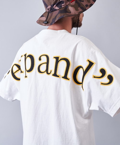 GALLIS ADDICTION（ガリスアディクション）の「GA メッシュアップリケロゴ 半袖Tシャツ（Tシャツ/カットソー・メンズ・ホワイト/ブラック・M/L）」の10枚目の写真