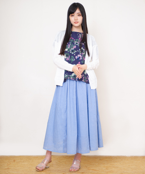 GGD（ジージーディー）の「メッシュニットカーデ（カーディガン/ボレロ・レディース・ホワイト/ブラック/レッド/ピンク/イエロー/ブルー/グリーン・MEDIUM/LARGE）」の12枚目の写真