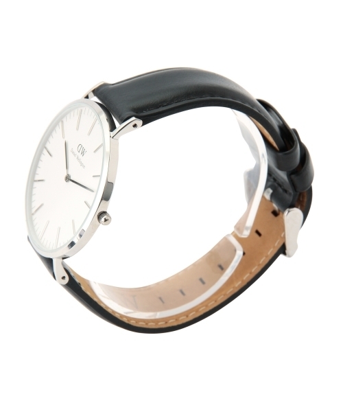 bpr BEAMS（ビーピーアール ビームス ）の「DANIEL WELLINGTON / Classic シェフィールド/シルバー 40mm（アナログ腕時計・メンズ・ブラック/ブラウン/ダークブラウン/ブラウン系その他/ブラック系その他・ﾌﾘ-）」の16枚目の写真