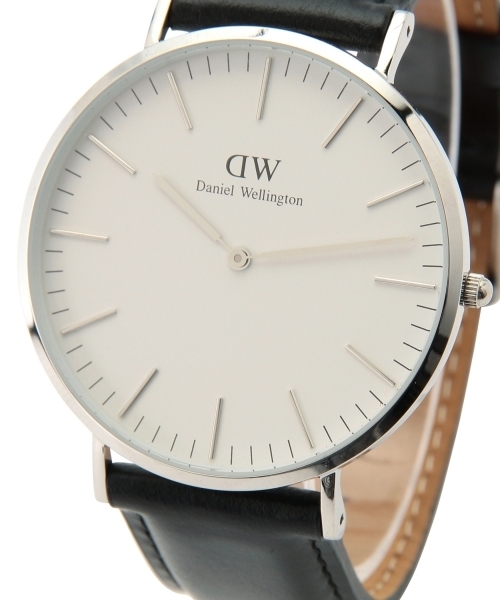 bpr BEAMS（ビーピーアール ビームス ）の「DANIEL WELLINGTON / Classic シェフィールド/シルバー 40mm（アナログ腕時計・メンズ・ブラック/ブラウン/ダークブラウン/ブラウン系その他/ブラック系その他・ﾌﾘ-）」の18枚目の写真